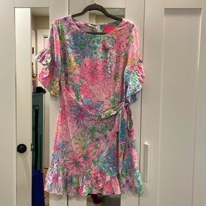 Lilly Pulitzer size 14 Darlah stretch dress in paradise found print
